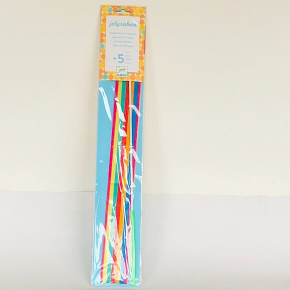 New Djeco Rainbow Gymnastic Ribbon - Children's Twirling Dancing Ribbon 4M - Picture 8 of 14